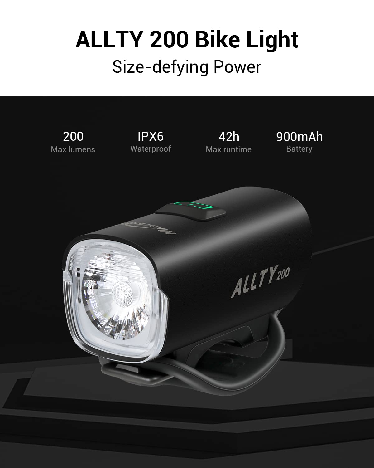 Magicshine ALLTY 200 – Front Bike Light (200 Lumens)