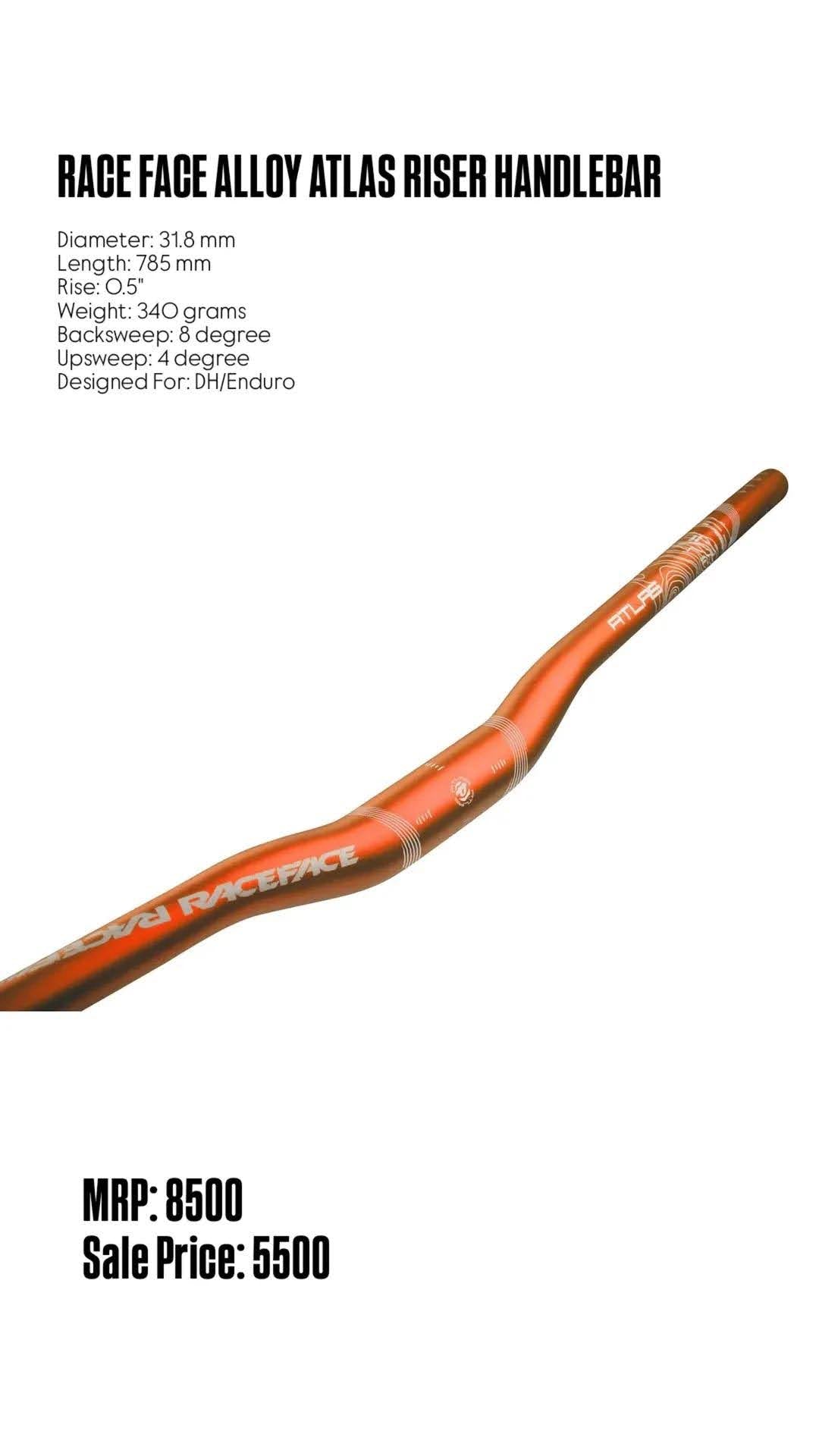 Race Face Alloy Atlas Riser Handlebar (New)