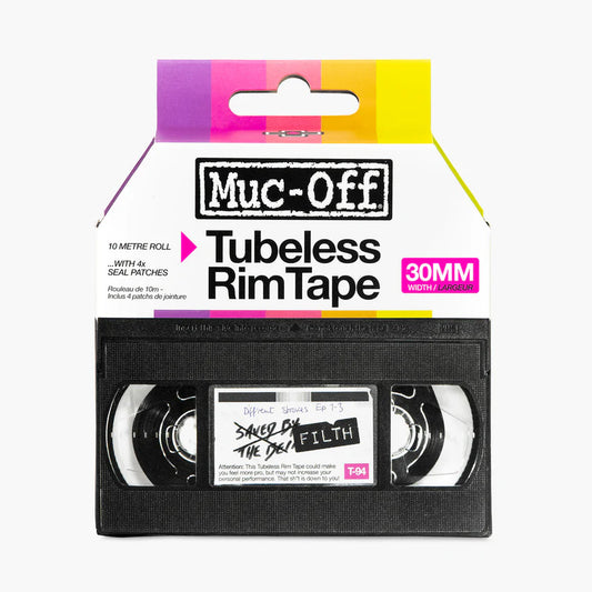 Muc-Off Tubeless Rim Tape - 10m Roll with 4 Seal Patches