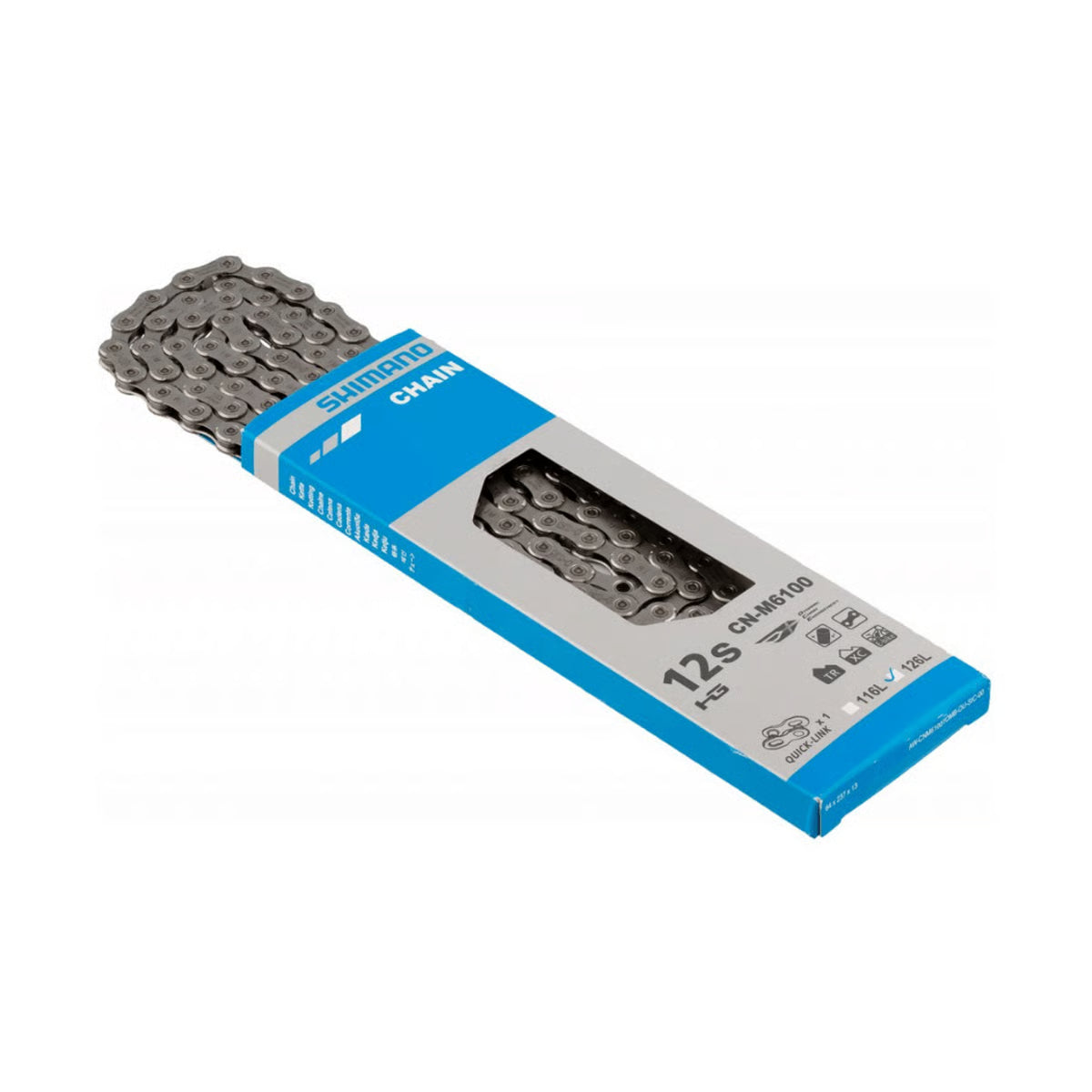 Shimano DEORE CN-M6100 12-Speed Chain with Quick-Link – 138 Links