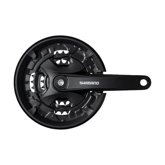 Shimano Triple Chainring Crankset - 3x7/8 Speed Square Taper